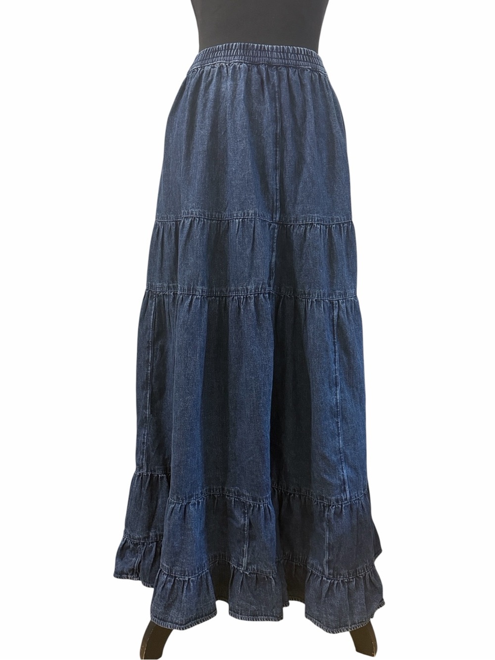 American Eagle outfitters Pull on Denim High waisted Chambray Maxi Skirt(Sz XS) - Picture 5 of 10